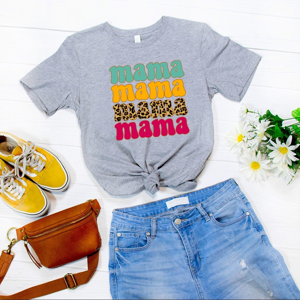 NEW Bella Canvas mama tshirt!